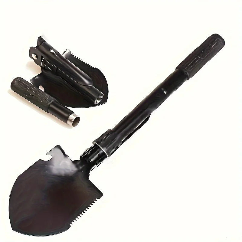 4-in-1 Multifunctional Folding Shovel – Essential Outdoor Survival Tool image 1