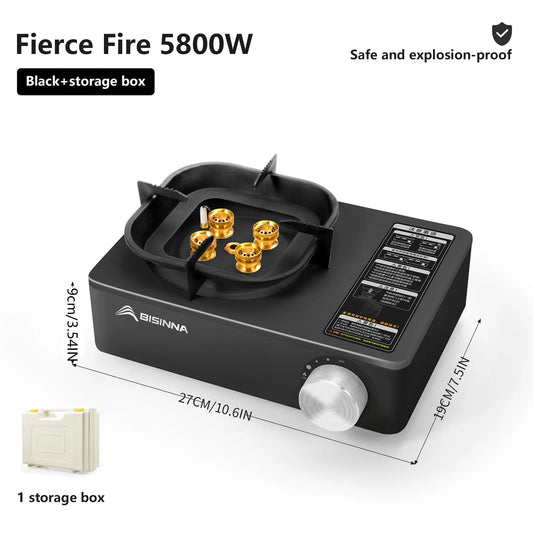 BISINNA Camping Gas Stove – High Firepower Outdoor Portable Burner image 7