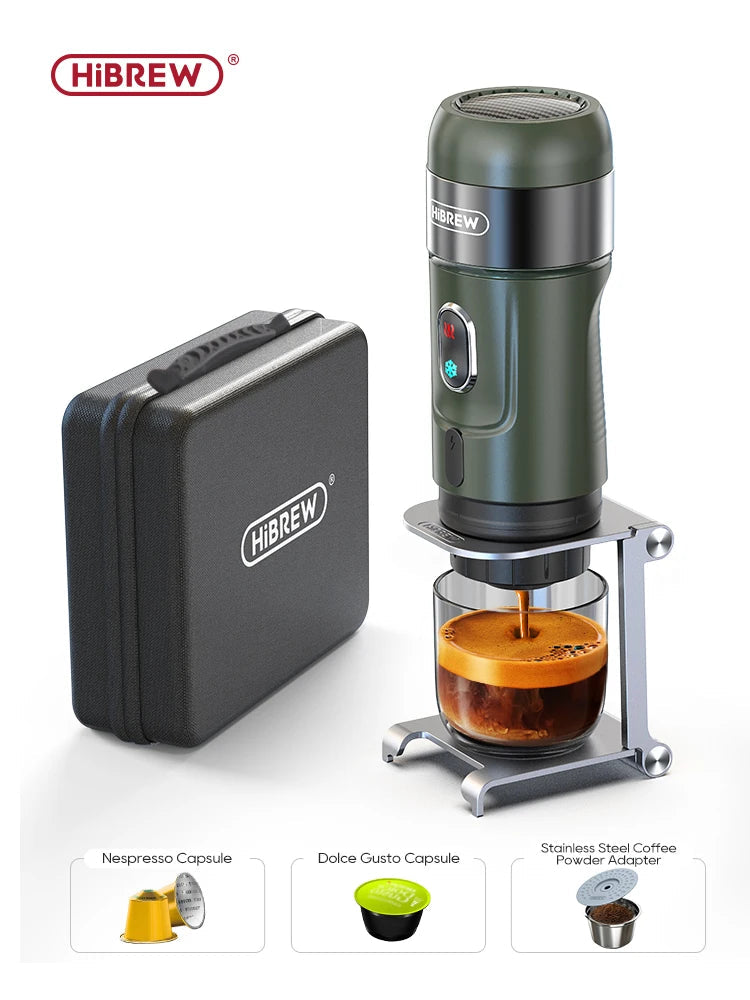 HiBREW Wireless Electric Portable Espresso Machine – Perfect for Car &amp; Home Use image 0