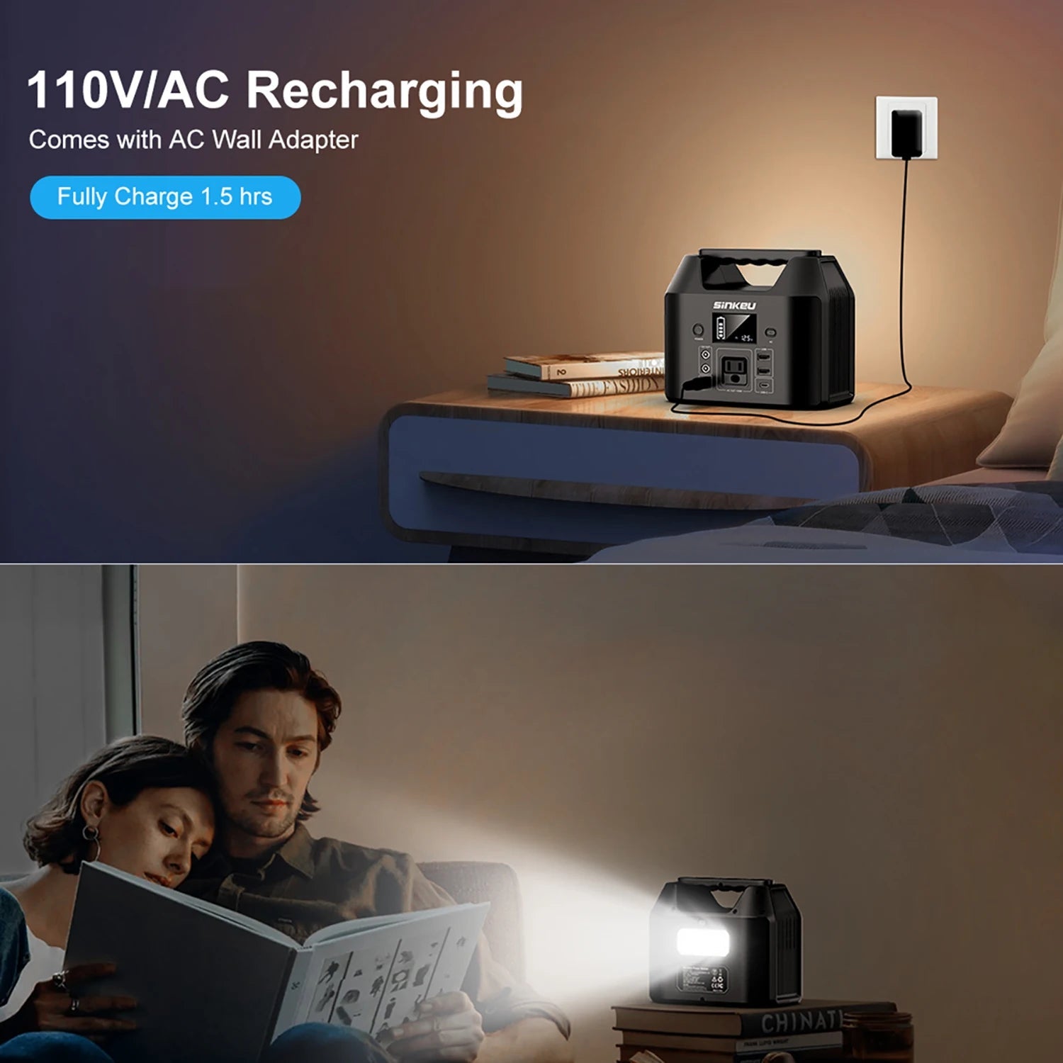 150W Portable Power Station – Reliable Power for Camping &amp; Home Use image 1