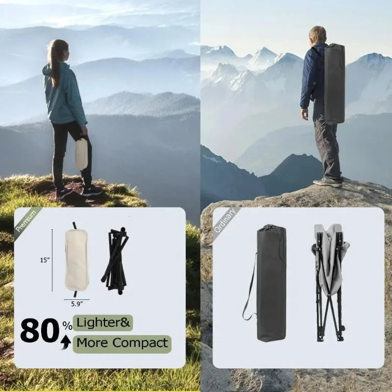 Ultralight Portable Folding Moon Chair – Ideal for Outdoor Adventures image 3