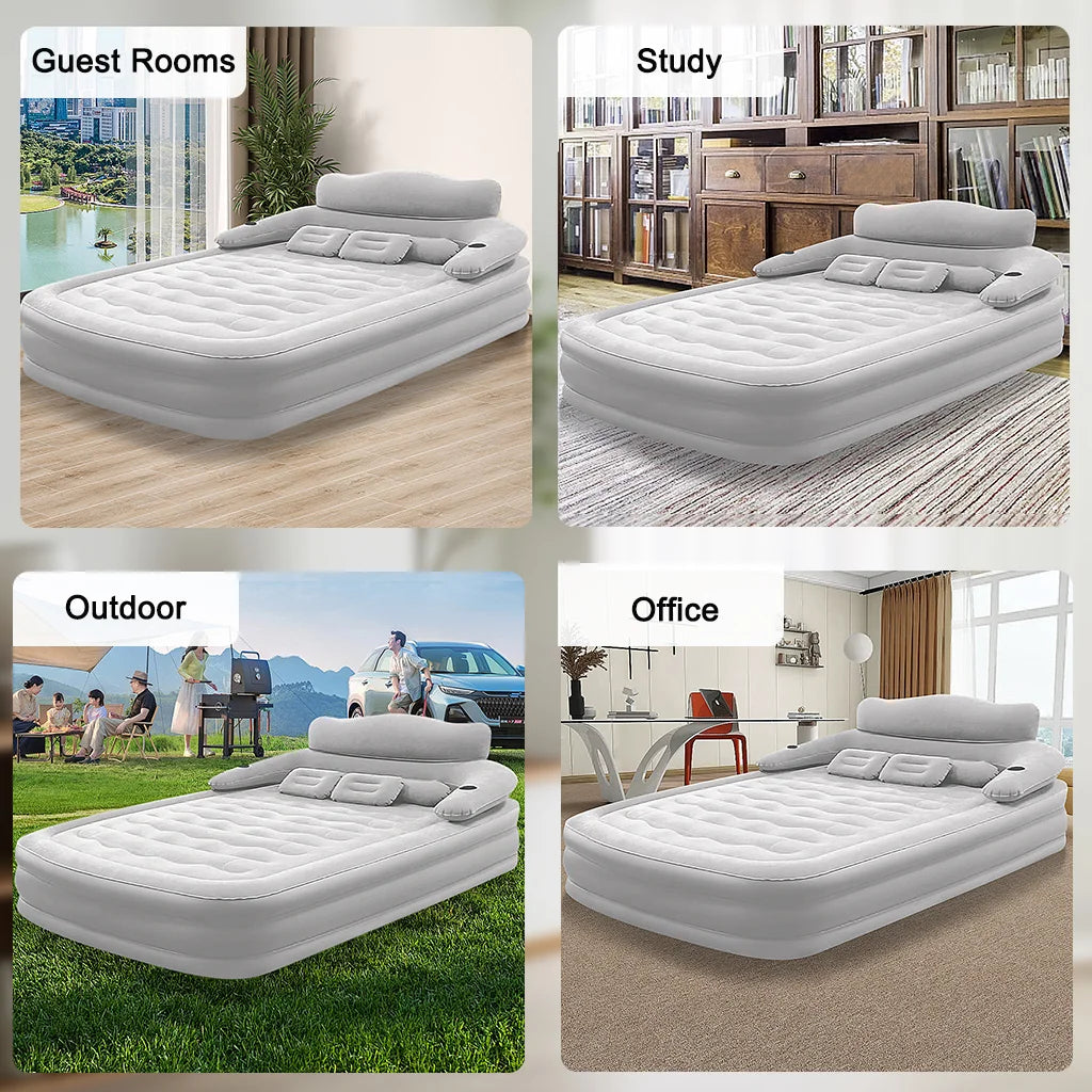 2 Person Automatic Inflatable Mattress – Perfect for Home, Camping &amp; More image 5