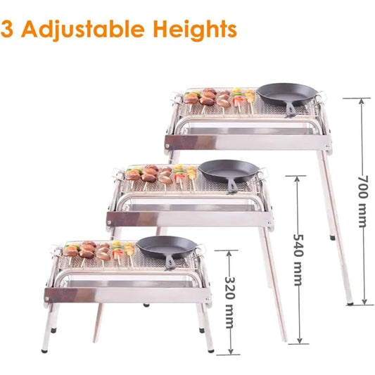 Folding Portable Charcoal Grill – Perfect for Outdoor Cooking Adventures image 1