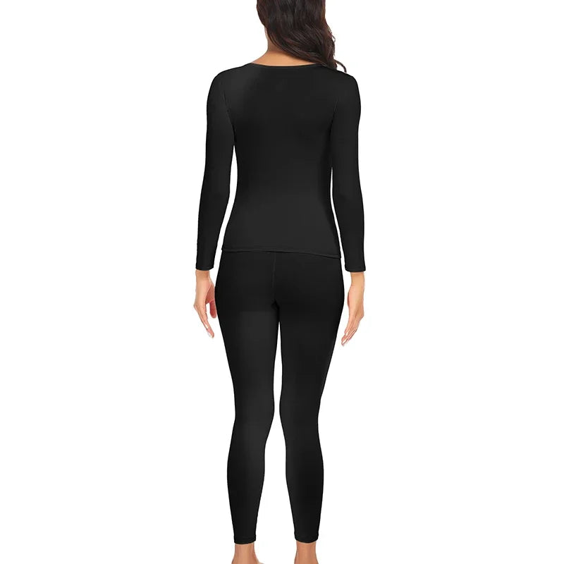 Women’s Ultra Soft Fleece Lined Thermal Underwear Sets image 1