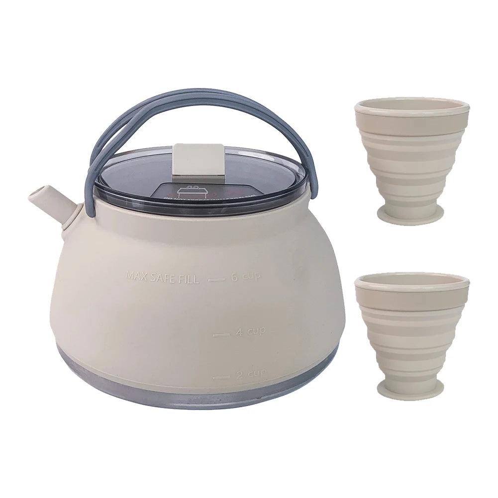 1.5L Outdoor Folding Silicone Kettle – Portable and Collapsible for Travel image 10