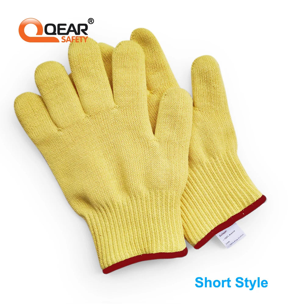 Heatproof Aramid Yarn Gloves – Ultimate Protection for Hot Surfaces - Short style (26cm) image