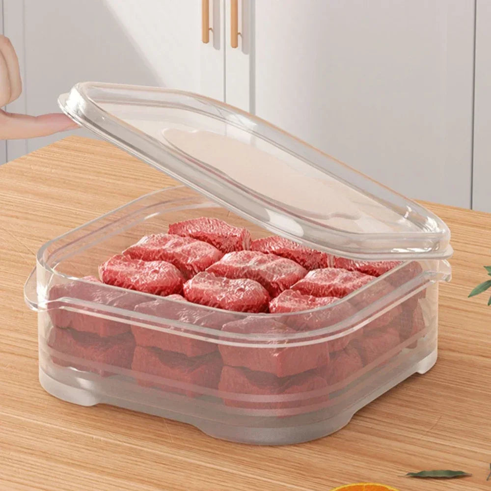 5/1Pcs Mini Transparent Food Storage Containers – Keep Your Fridge Organized image 2