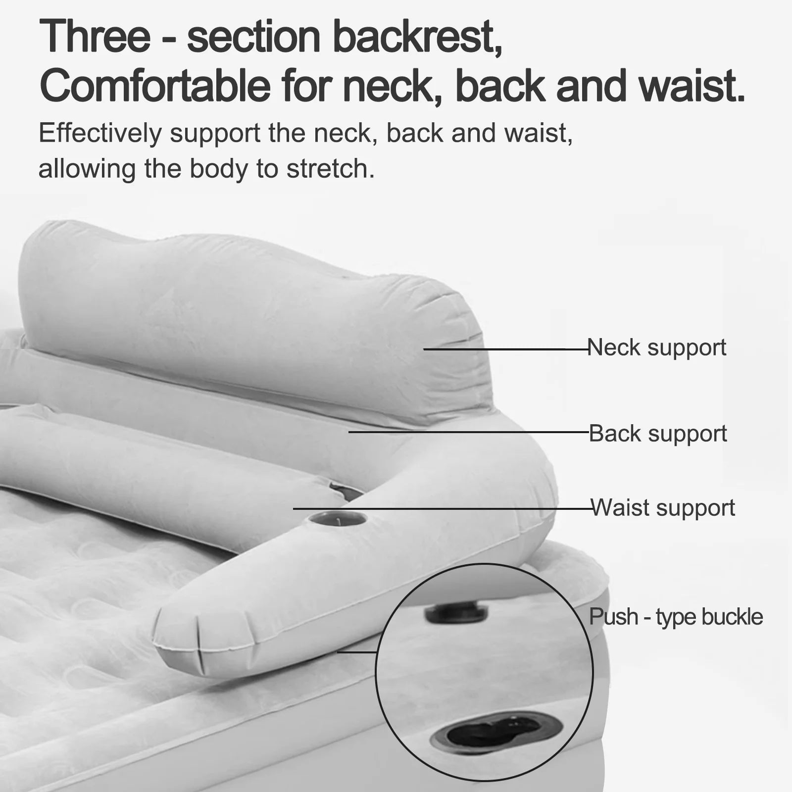 2 Person Automatic Inflatable Mattress – Perfect for Home, Camping &amp; More image 3