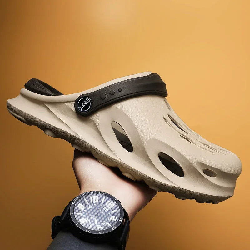 Breathable Non-Slip Men's Outdoor Sandals for Camping, Beach, and More image 0