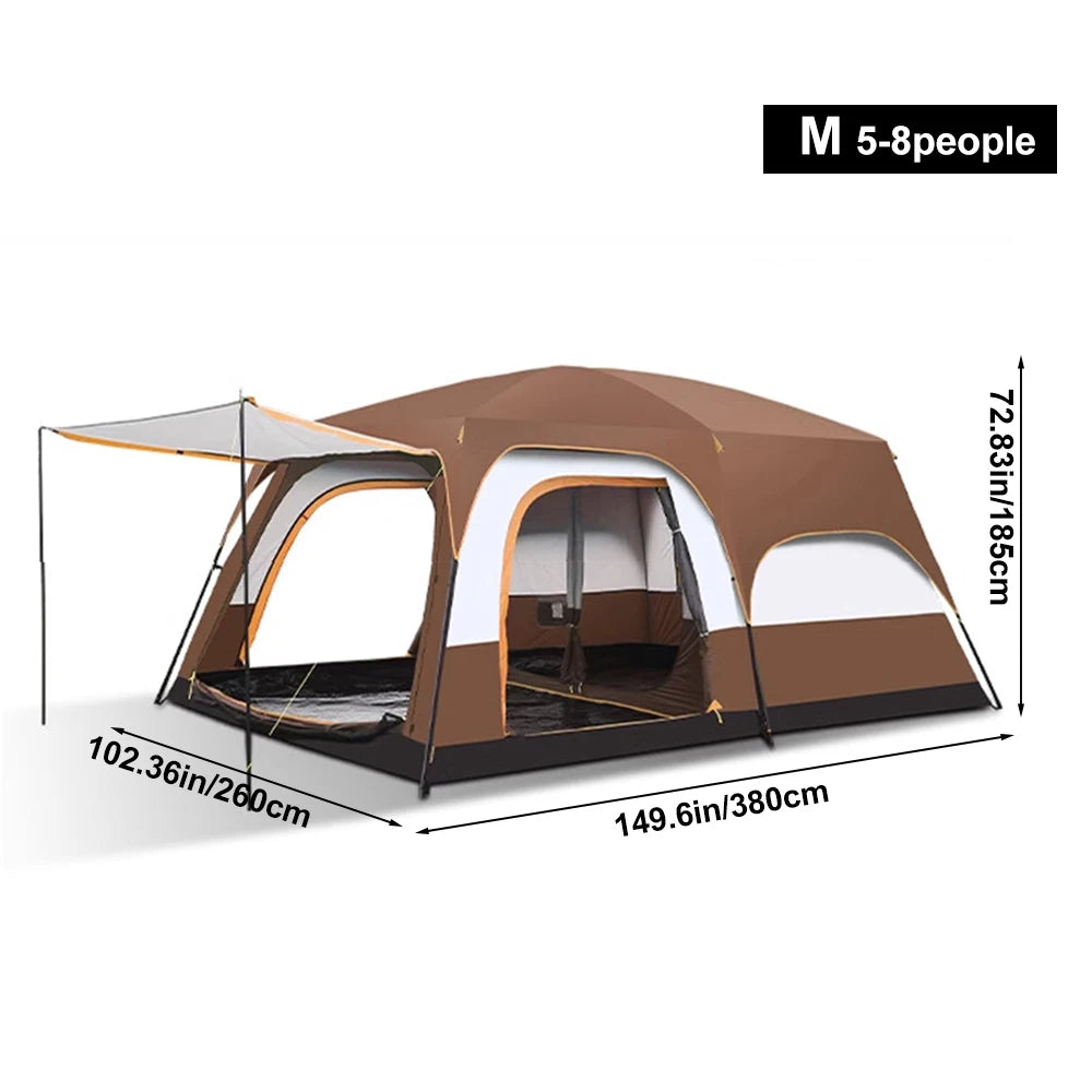 2025 Upgraded 4 Season Camping Tent – Ideal for 3-12 Person Family Adventures image 10