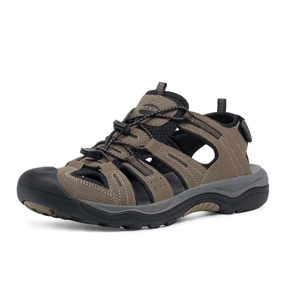 GRITION Men's Summer Sport Sandals – Comfortable Outdoor Footwear image 8