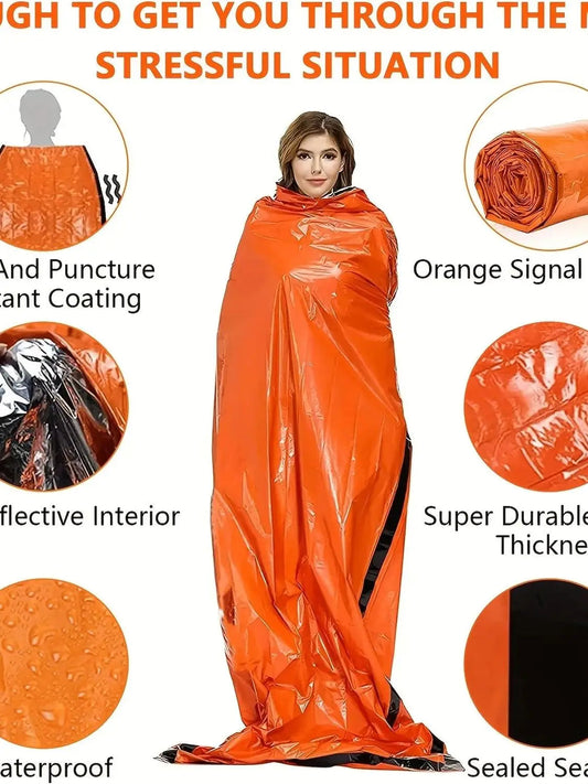2 Person Emergency Shelter Bivy Survival Tent Kit – Essential Outdoor Gear image 1