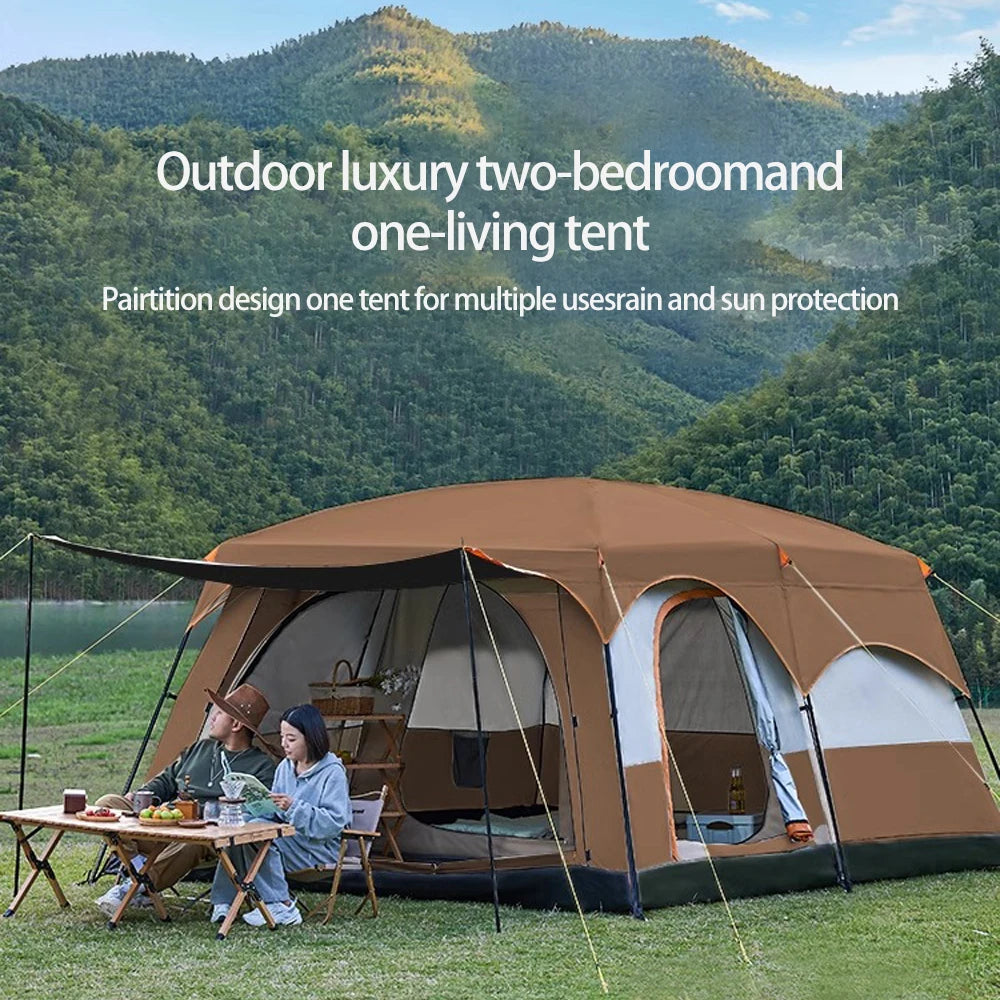 2025 Upgraded 4 Season Camping Tent – Ideal for 3-12 Person Family Adventures image 0